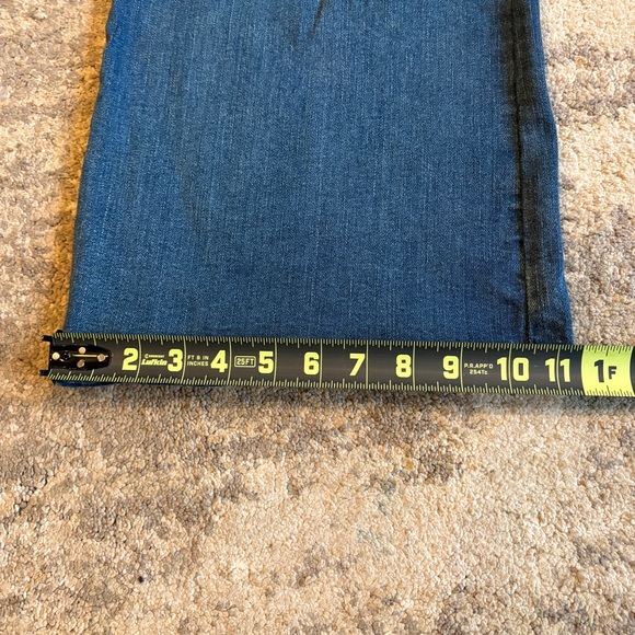 Super Baggy Banana Republic High Rise Wide Leg Pull On Denim Jean Trousers - Picture 9 of 10